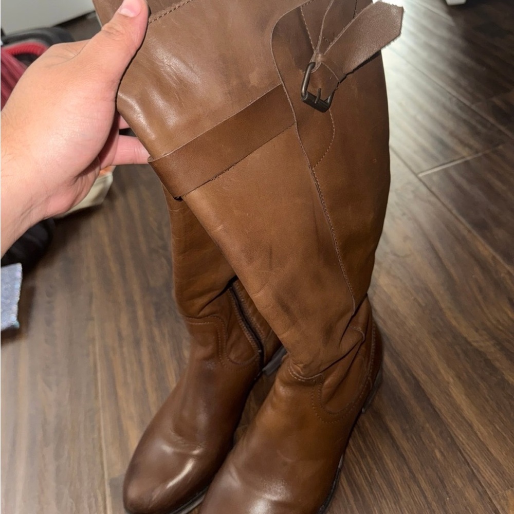 Tara M Boots Size 39 Women Brown Leather Knee-High Boots